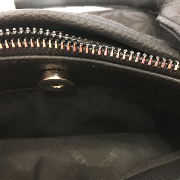 NWT ROSETTI JANET BLACK DOUBLE HANDLE SATCHEL - Picture 6 of 9